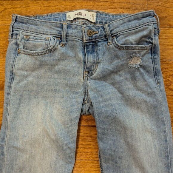 Hollister Size 27 5R Light Rinse Skinny Jeans V2 - Picture 5 of 6